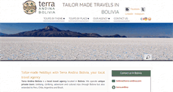 Desktop Screenshot of bolivia-travels.com